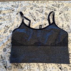 PINK Seamless Dark Navy Long Sports Bra